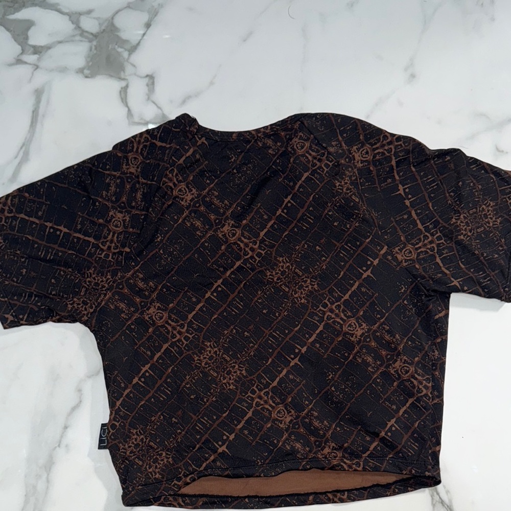 Chic Black And Brown Patterned Set - image 5